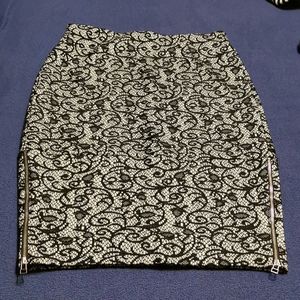 Wilfrid floral pencil skirt